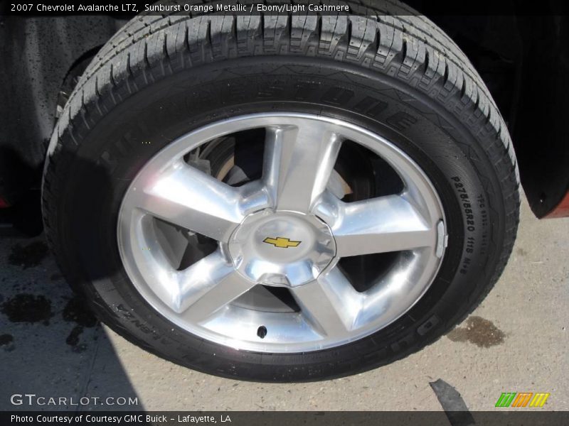 Sunburst Orange Metallic / Ebony/Light Cashmere 2007 Chevrolet Avalanche LTZ