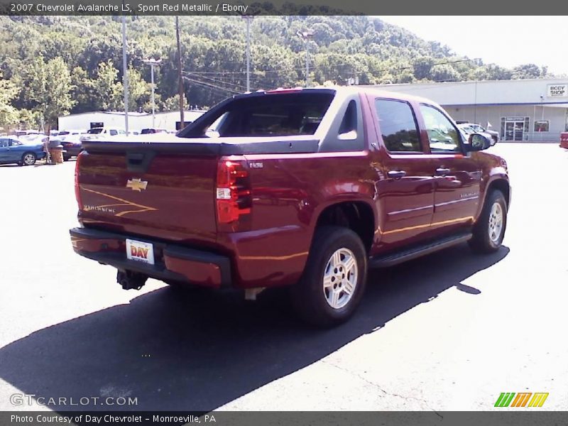 Sport Red Metallic / Ebony 2007 Chevrolet Avalanche LS