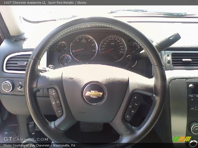 Sport Red Metallic / Ebony 2007 Chevrolet Avalanche LS