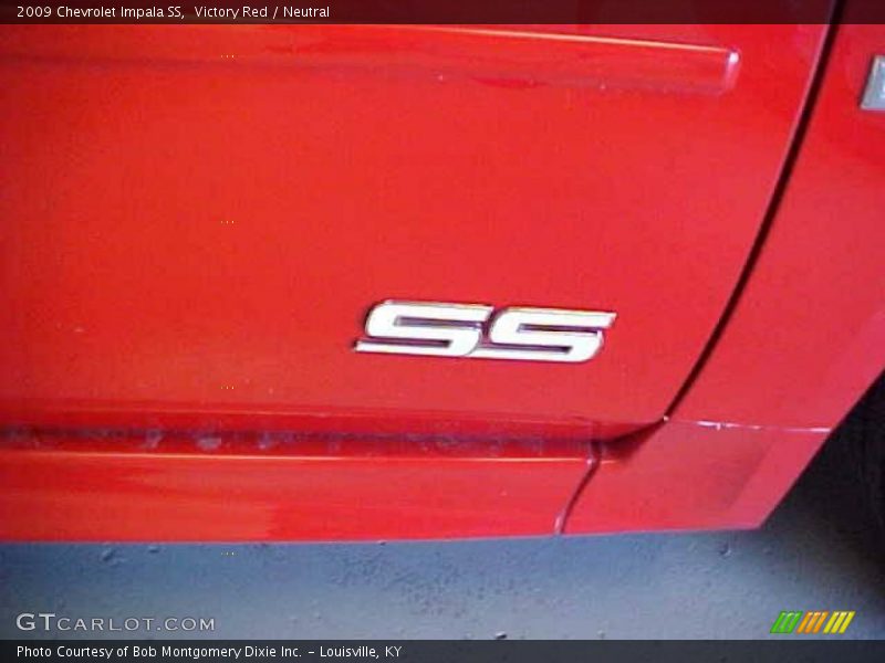 Victory Red / Neutral 2009 Chevrolet Impala SS