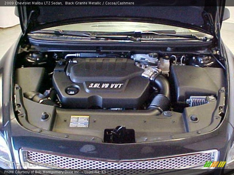 Black Granite Metallic / Cocoa/Cashmere 2009 Chevrolet Malibu LTZ Sedan