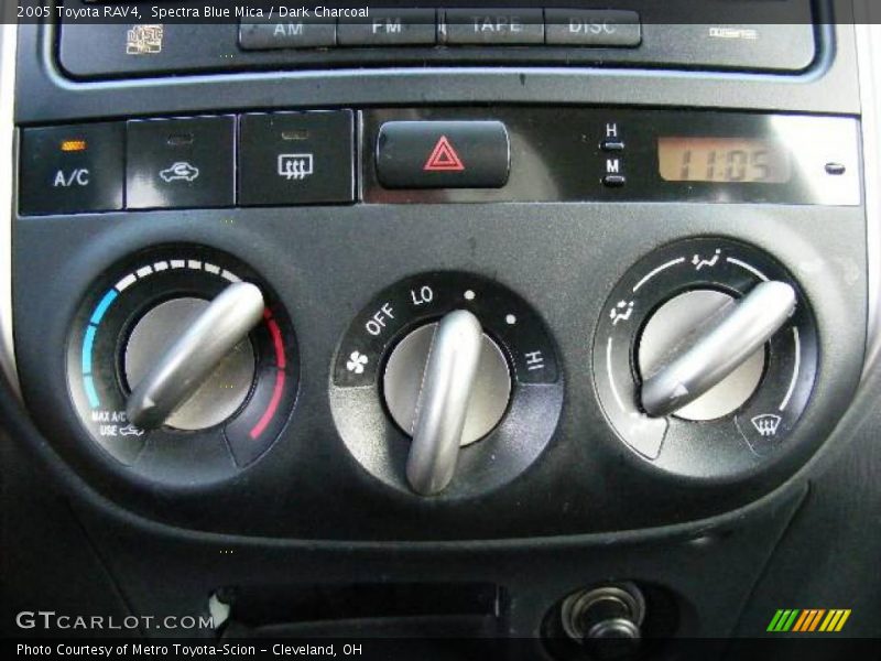 Spectra Blue Mica / Dark Charcoal 2005 Toyota RAV4
