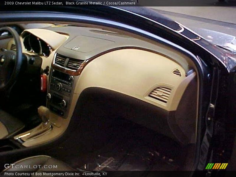 Black Granite Metallic / Cocoa/Cashmere 2009 Chevrolet Malibu LTZ Sedan