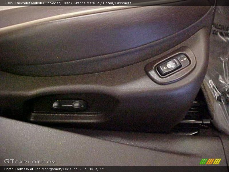 Black Granite Metallic / Cocoa/Cashmere 2009 Chevrolet Malibu LTZ Sedan