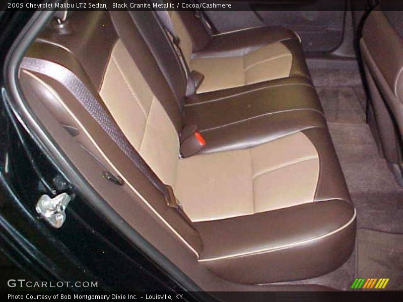 Black Granite Metallic / Cocoa/Cashmere 2009 Chevrolet Malibu LTZ Sedan