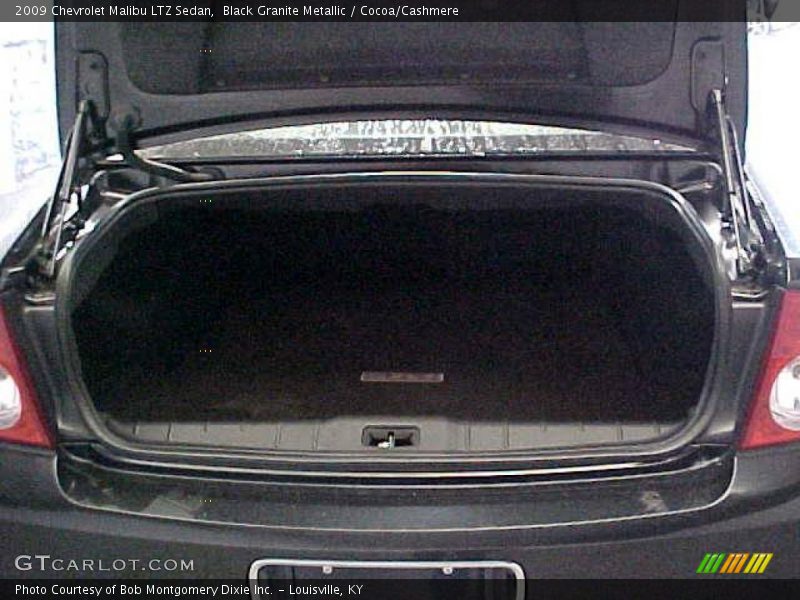 Black Granite Metallic / Cocoa/Cashmere 2009 Chevrolet Malibu LTZ Sedan