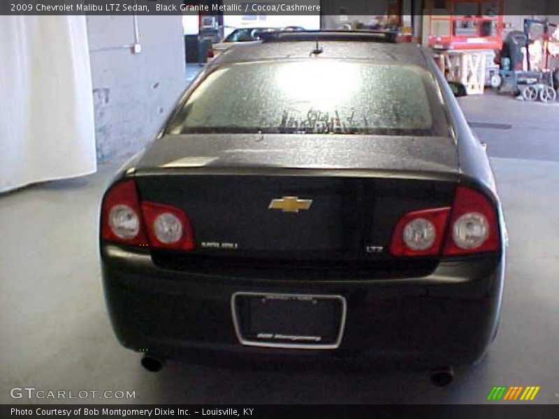 Black Granite Metallic / Cocoa/Cashmere 2009 Chevrolet Malibu LTZ Sedan