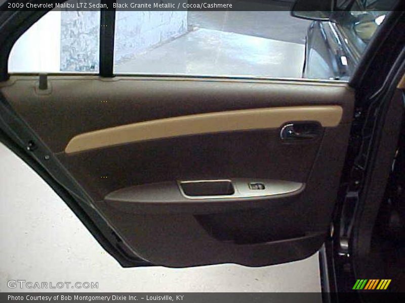 Black Granite Metallic / Cocoa/Cashmere 2009 Chevrolet Malibu LTZ Sedan