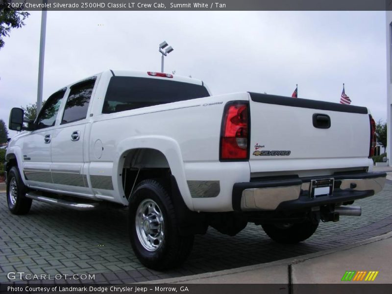 Summit White / Tan 2007 Chevrolet Silverado 2500HD Classic LT Crew Cab