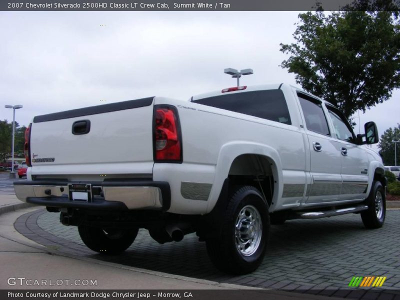 Summit White / Tan 2007 Chevrolet Silverado 2500HD Classic LT Crew Cab