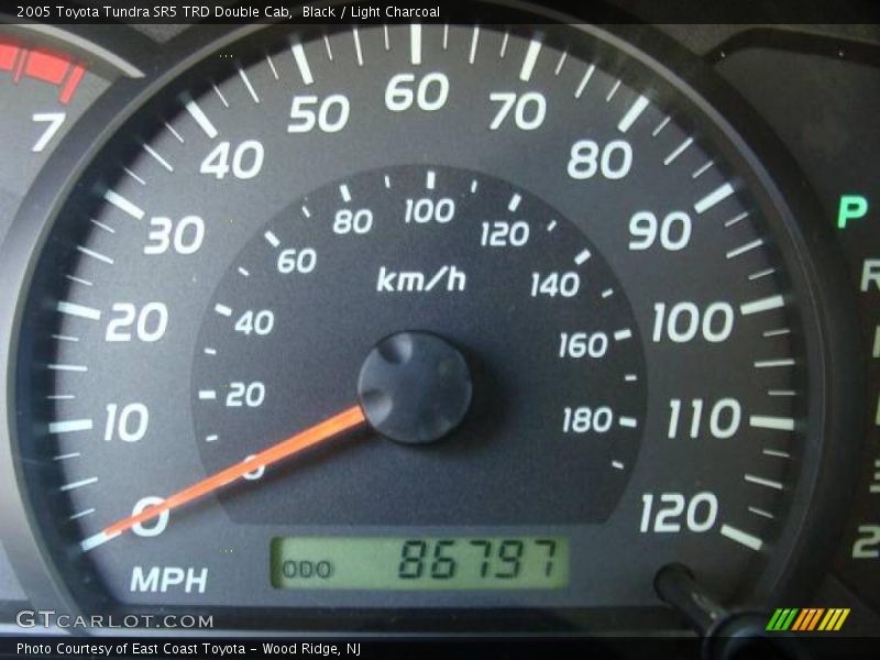 Black / Light Charcoal 2005 Toyota Tundra SR5 TRD Double Cab