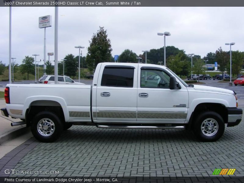 Summit White / Tan 2007 Chevrolet Silverado 2500HD Classic LT Crew Cab
