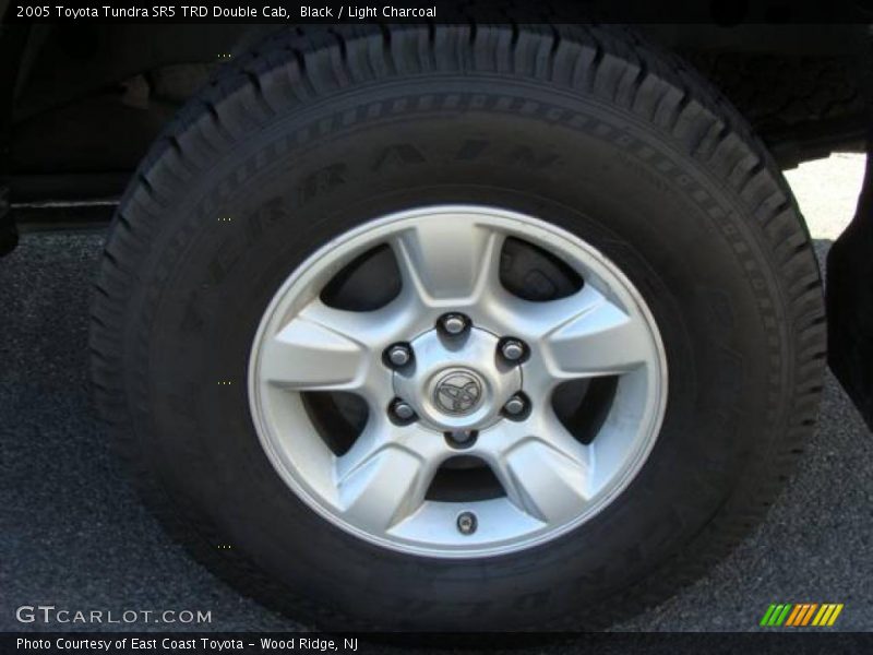 Black / Light Charcoal 2005 Toyota Tundra SR5 TRD Double Cab