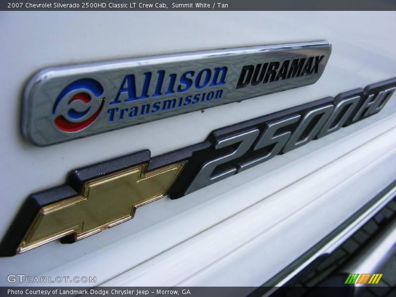 Summit White / Tan 2007 Chevrolet Silverado 2500HD Classic LT Crew Cab