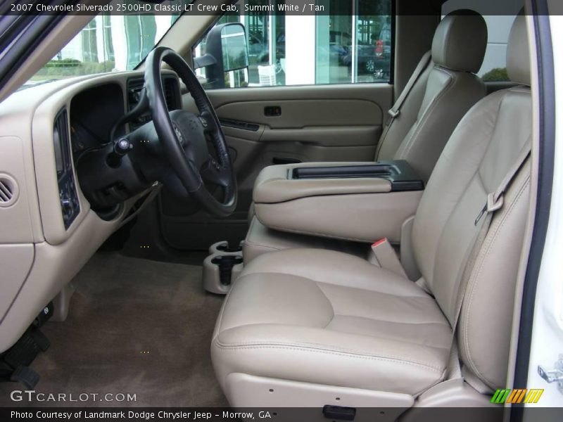 Summit White / Tan 2007 Chevrolet Silverado 2500HD Classic LT Crew Cab
