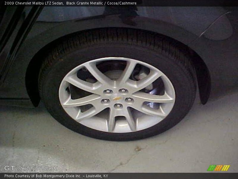 Black Granite Metallic / Cocoa/Cashmere 2009 Chevrolet Malibu LTZ Sedan