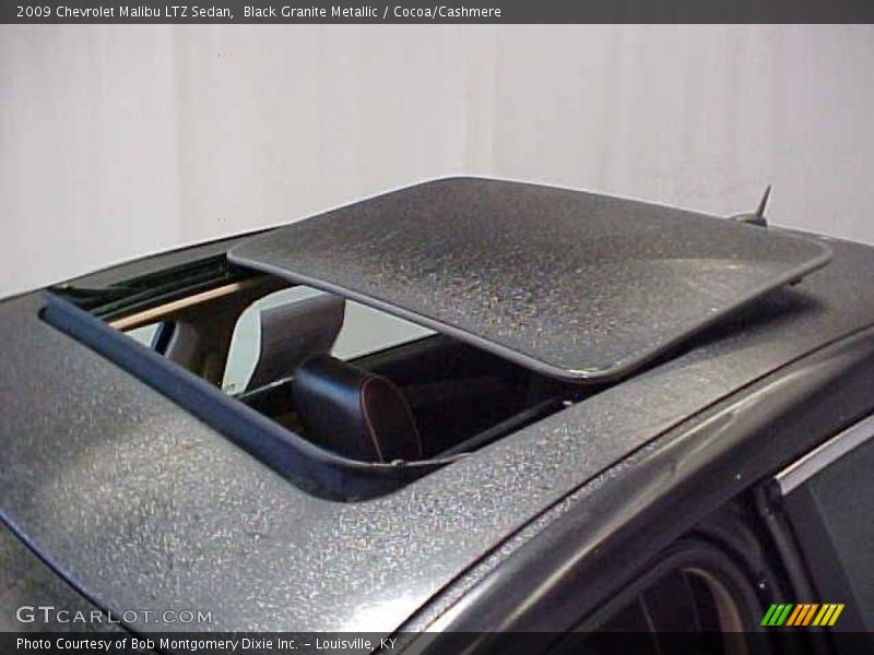Black Granite Metallic / Cocoa/Cashmere 2009 Chevrolet Malibu LTZ Sedan