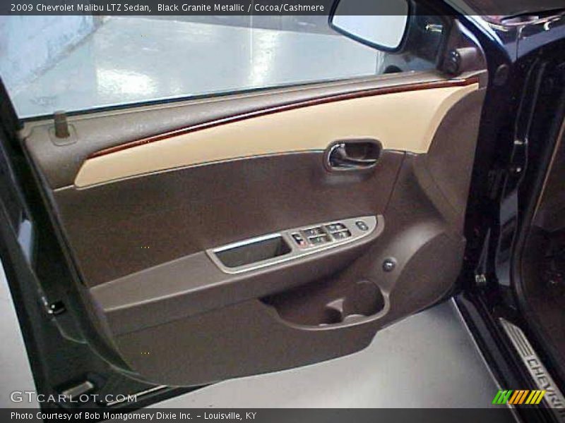 Black Granite Metallic / Cocoa/Cashmere 2009 Chevrolet Malibu LTZ Sedan