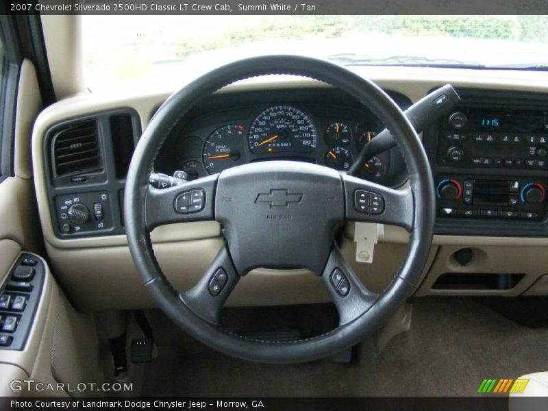Summit White / Tan 2007 Chevrolet Silverado 2500HD Classic LT Crew Cab