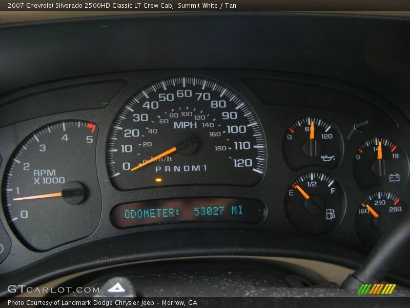 Summit White / Tan 2007 Chevrolet Silverado 2500HD Classic LT Crew Cab