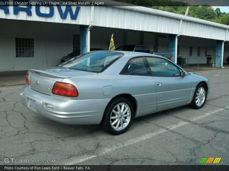 Ice Silver Metallic / Agate 2000 Chrysler Sebring LXi Coupe