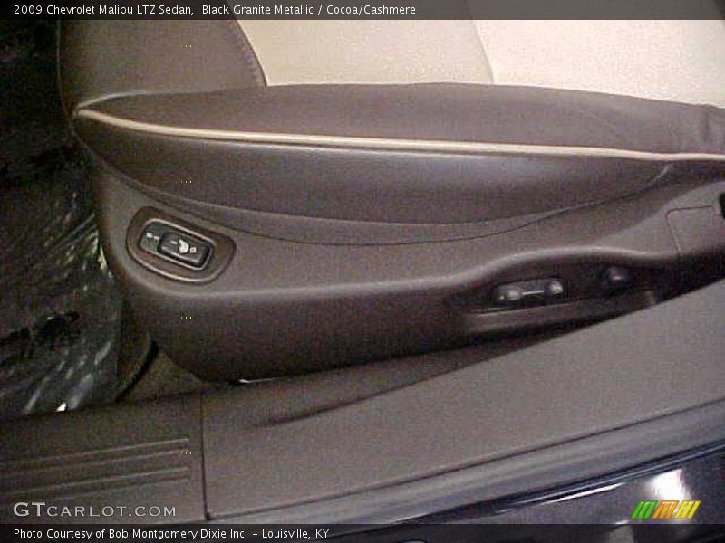 Black Granite Metallic / Cocoa/Cashmere 2009 Chevrolet Malibu LTZ Sedan