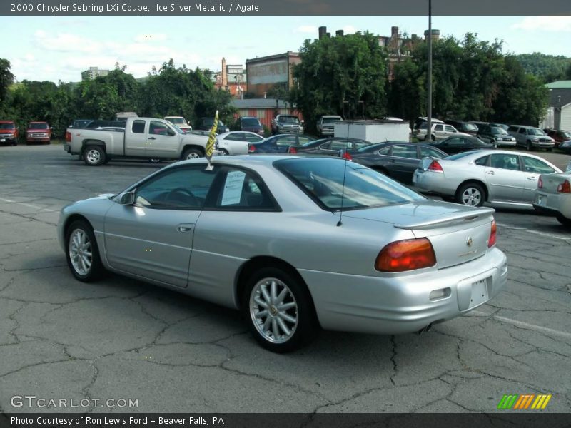 Ice Silver Metallic / Agate 2000 Chrysler Sebring LXi Coupe