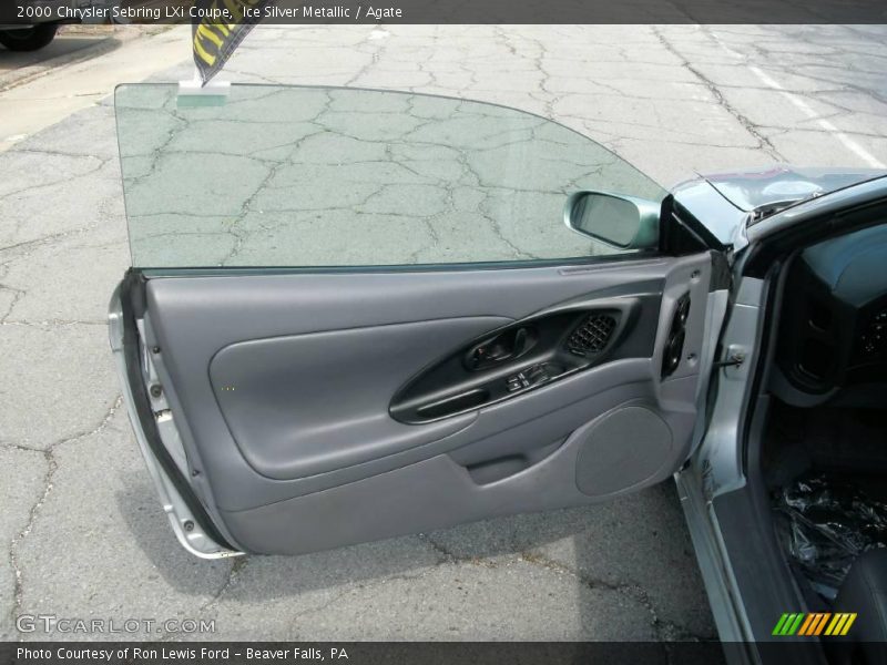 Ice Silver Metallic / Agate 2000 Chrysler Sebring LXi Coupe