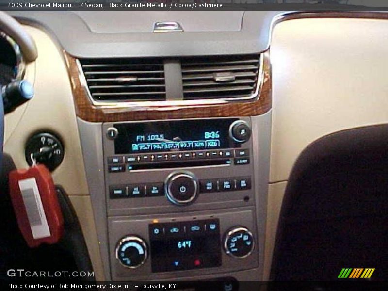 Black Granite Metallic / Cocoa/Cashmere 2009 Chevrolet Malibu LTZ Sedan