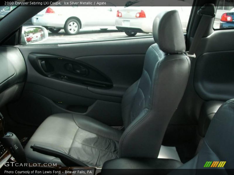 Ice Silver Metallic / Agate 2000 Chrysler Sebring LXi Coupe