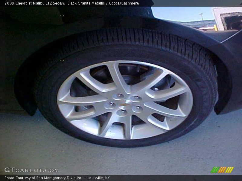 Black Granite Metallic / Cocoa/Cashmere 2009 Chevrolet Malibu LTZ Sedan