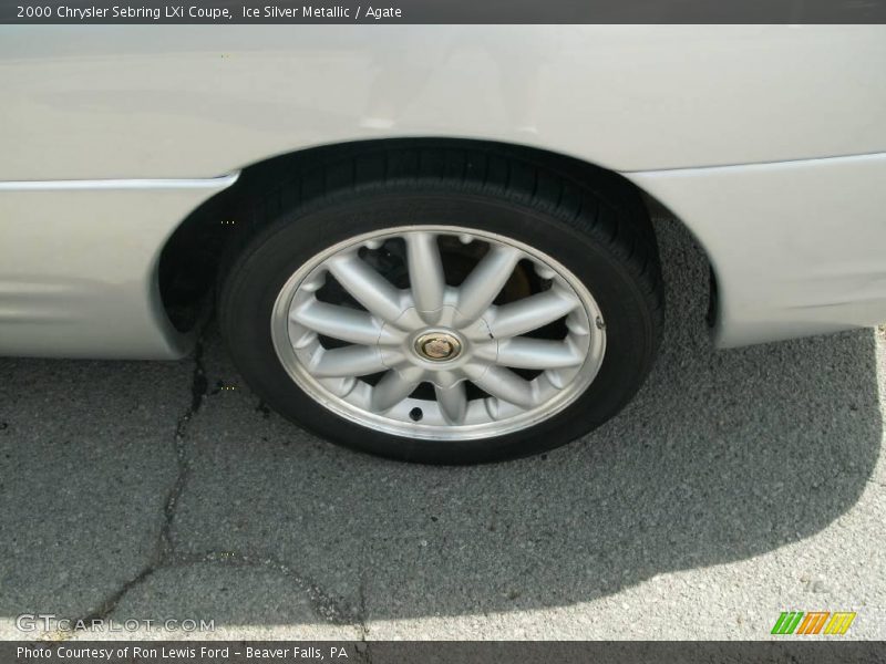 Ice Silver Metallic / Agate 2000 Chrysler Sebring LXi Coupe