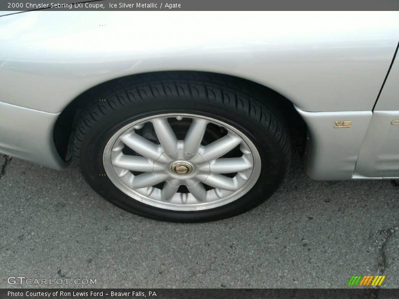 Ice Silver Metallic / Agate 2000 Chrysler Sebring LXi Coupe