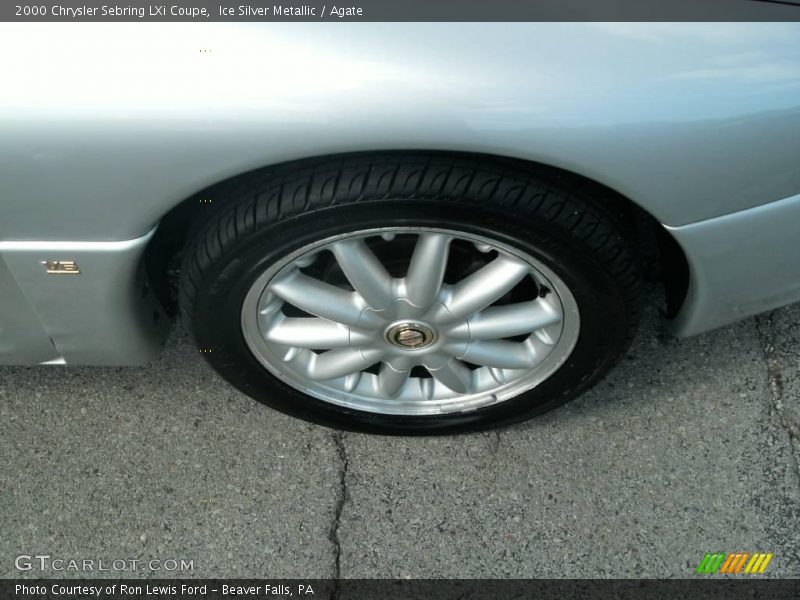 Ice Silver Metallic / Agate 2000 Chrysler Sebring LXi Coupe