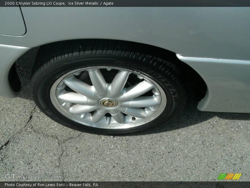 Ice Silver Metallic / Agate 2000 Chrysler Sebring LXi Coupe