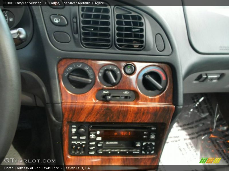 Ice Silver Metallic / Agate 2000 Chrysler Sebring LXi Coupe