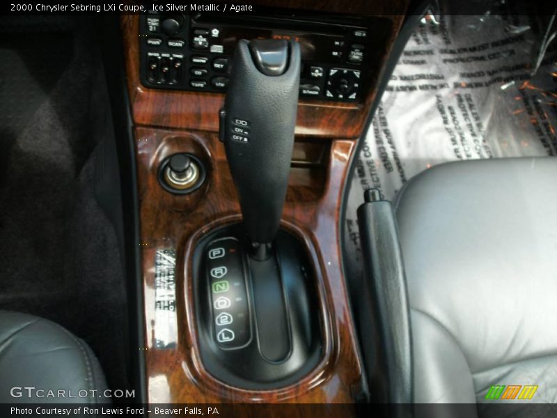 Ice Silver Metallic / Agate 2000 Chrysler Sebring LXi Coupe