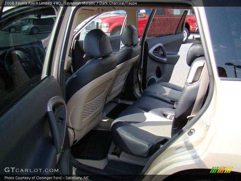 Savannah Metallic / Dark Charcoal/Taupe 2008 Toyota RAV4 Limited 4WD