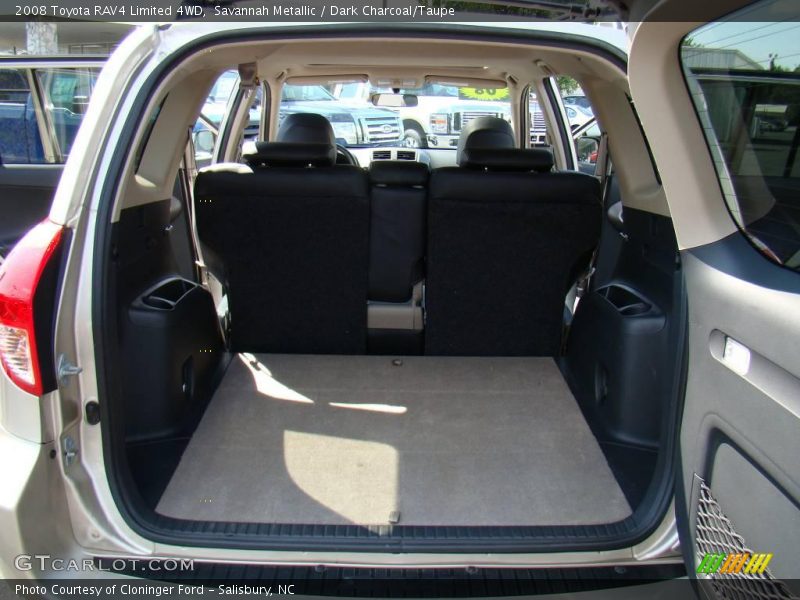 Savannah Metallic / Dark Charcoal/Taupe 2008 Toyota RAV4 Limited 4WD