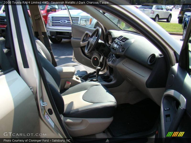Savannah Metallic / Dark Charcoal/Taupe 2008 Toyota RAV4 Limited 4WD