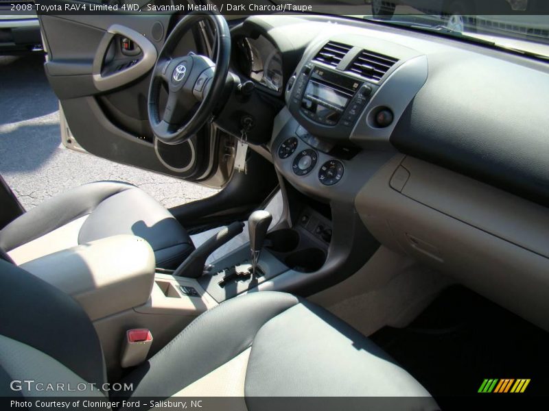 Savannah Metallic / Dark Charcoal/Taupe 2008 Toyota RAV4 Limited 4WD