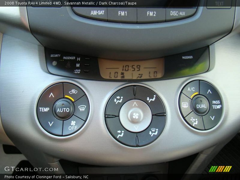Savannah Metallic / Dark Charcoal/Taupe 2008 Toyota RAV4 Limited 4WD
