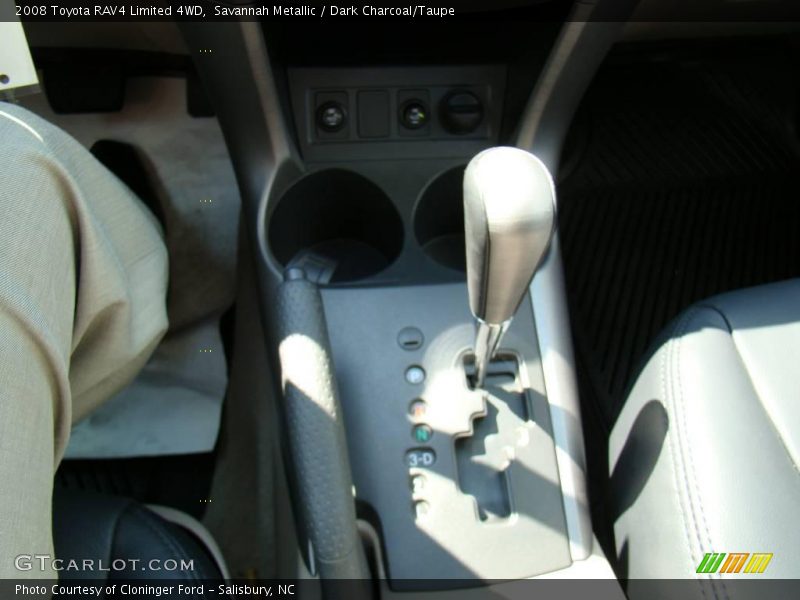 Savannah Metallic / Dark Charcoal/Taupe 2008 Toyota RAV4 Limited 4WD