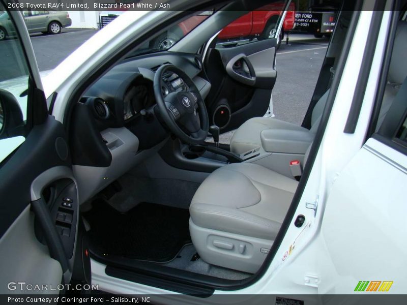Blizzard Pearl White / Ash 2008 Toyota RAV4 Limited