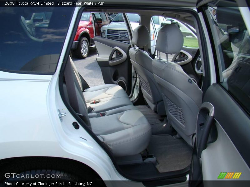 Blizzard Pearl White / Ash 2008 Toyota RAV4 Limited
