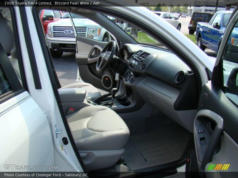 Blizzard Pearl White / Ash 2008 Toyota RAV4 Limited