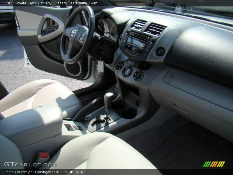 Blizzard Pearl White / Ash 2008 Toyota RAV4 Limited