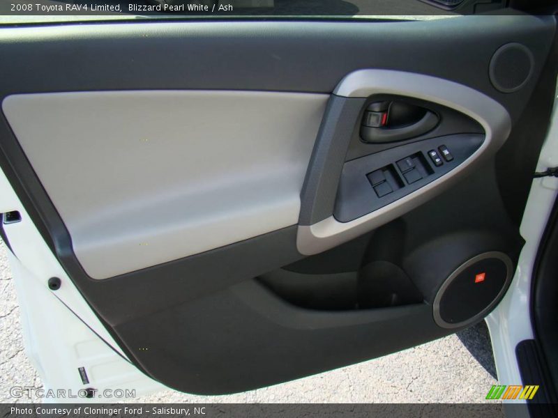 Blizzard Pearl White / Ash 2008 Toyota RAV4 Limited