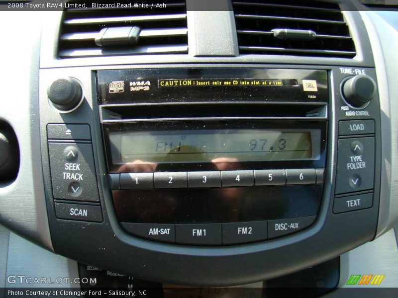 Blizzard Pearl White / Ash 2008 Toyota RAV4 Limited
