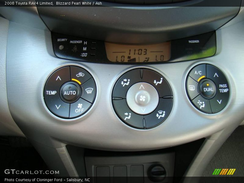 Blizzard Pearl White / Ash 2008 Toyota RAV4 Limited
